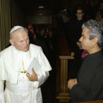 Sua Eccellenza Farhat con Papa Giovanni Paolo II