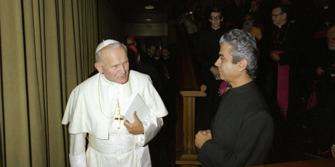 Sua Eccellenza Farhat con Papa Giovanni Paolo II