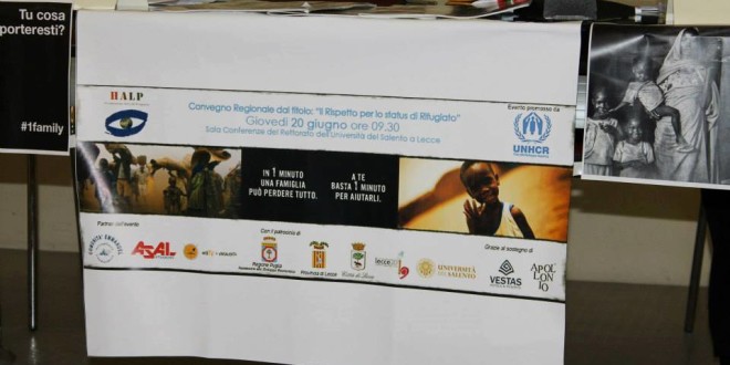 Giornata Mondiale del Rifugiato, riflettori accesi anche a Lecce